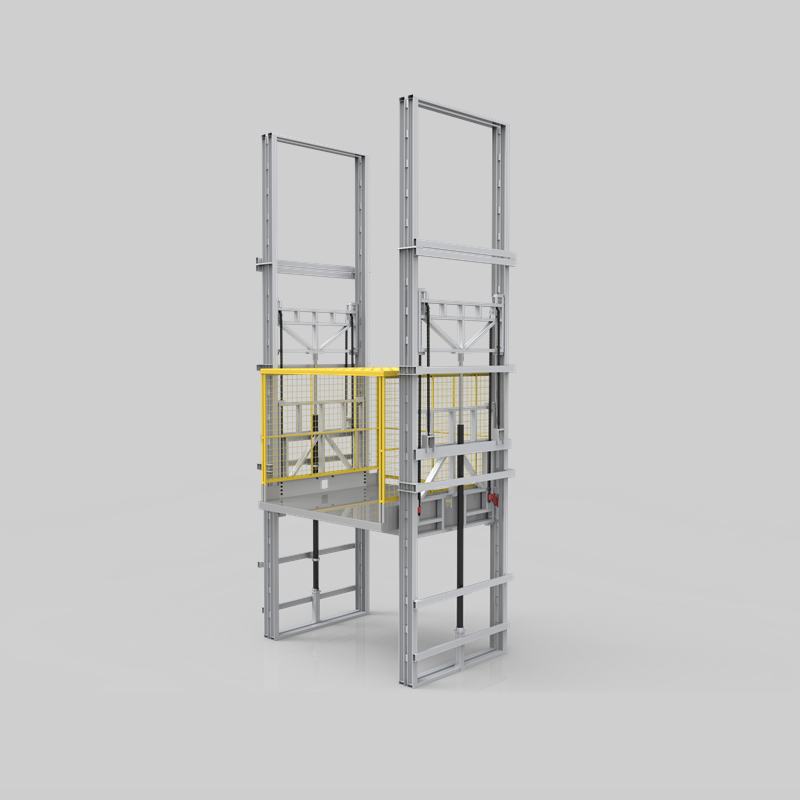 Rail-type lift platform